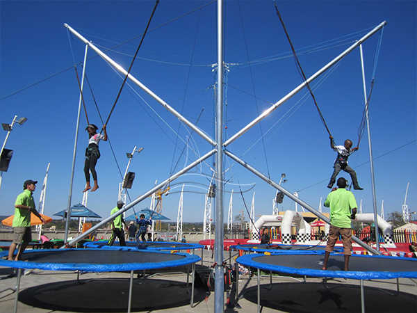 Bungee Trampoline with Trailer