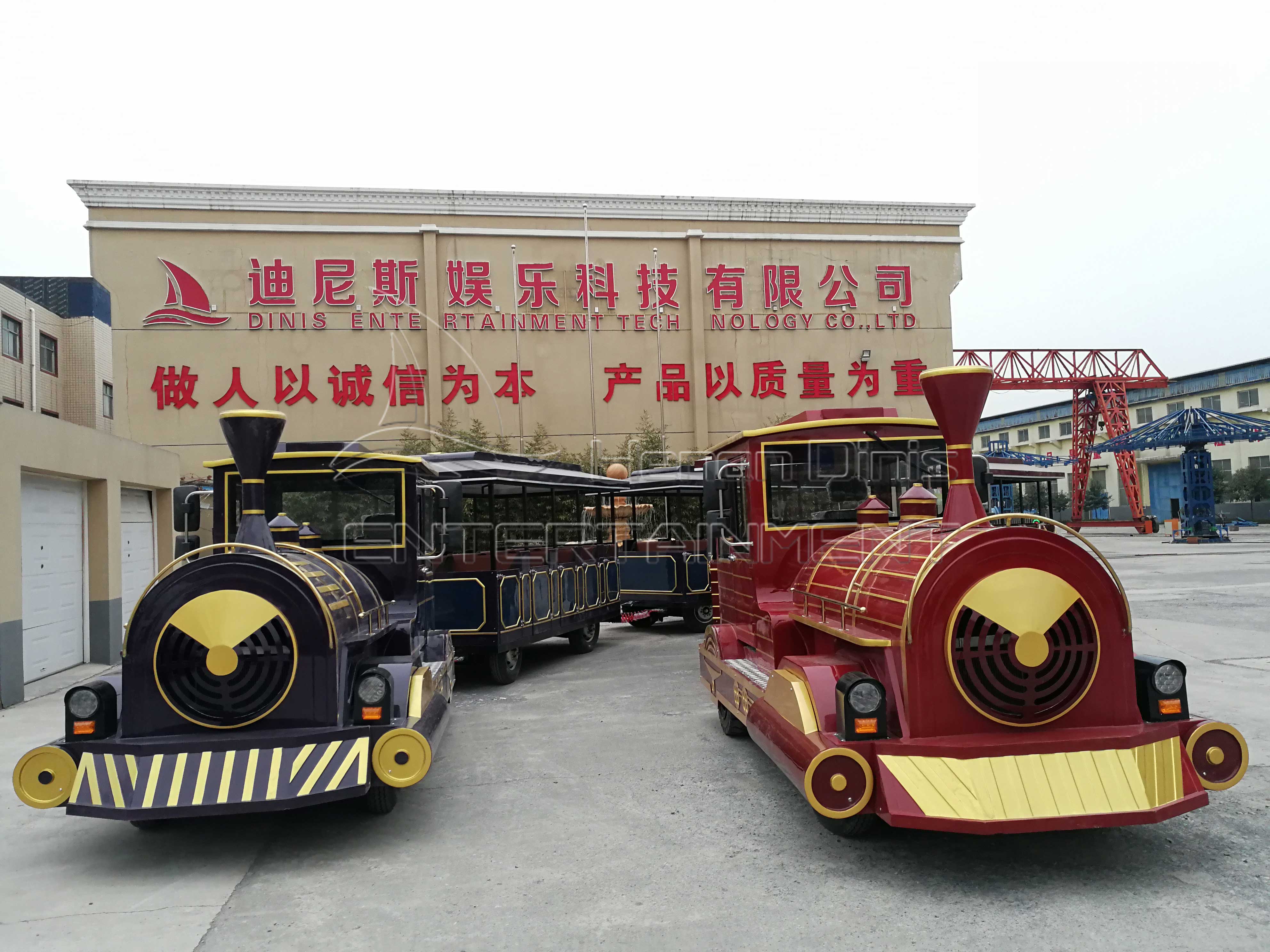 Tourist Antique Trackless Train